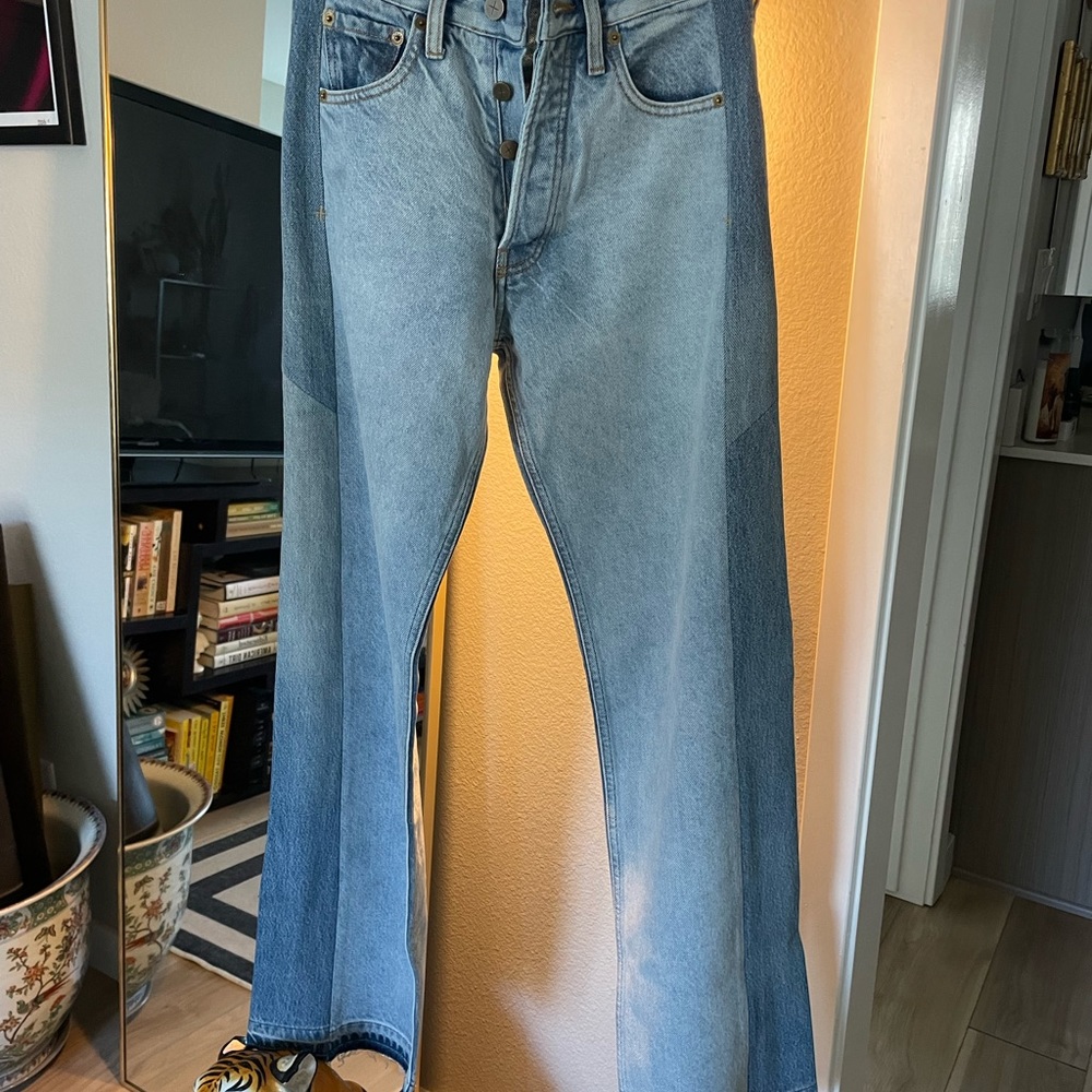 Mickkeus redone denim jeans! From Amsterdam. ✨ brand new, never been worn.